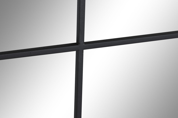 Espejo  ventana negro 90 x 120 cm