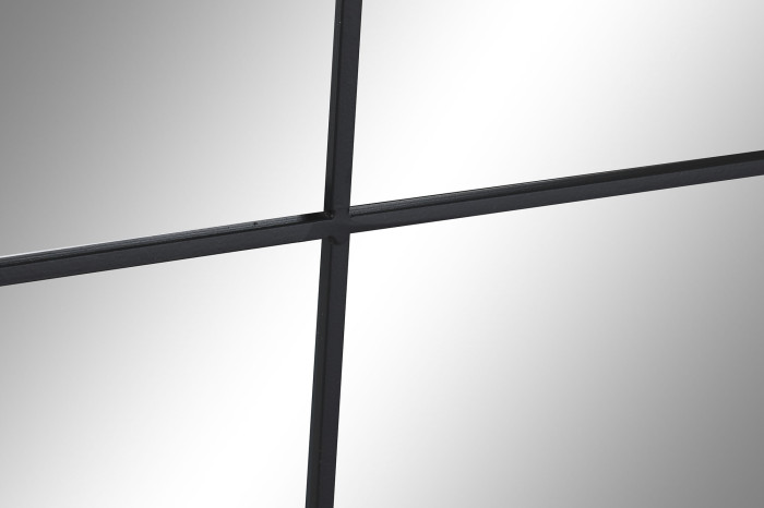 Espejo  ventana negro 90 x 150 cm