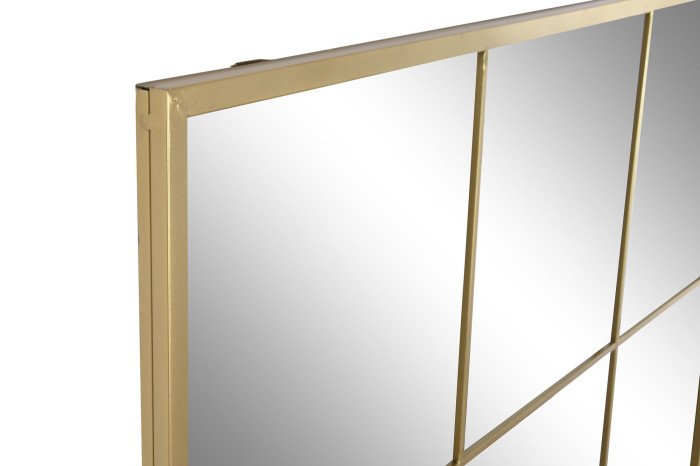 Espejo ventana dorado 90 x 150 cm
