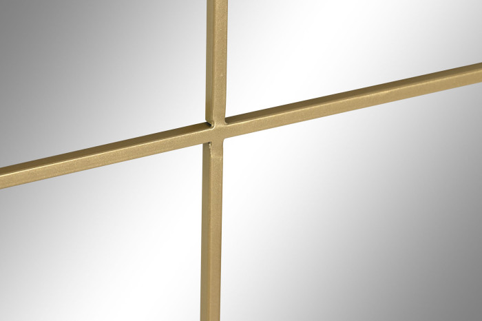 Espejo ventana dorado 90 x 150 cm