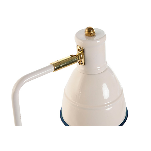 Lámpara de sobremesa metal blanco