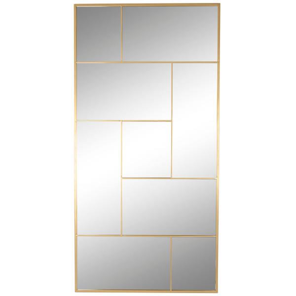 Espejo hierro 90X2X180 dorado