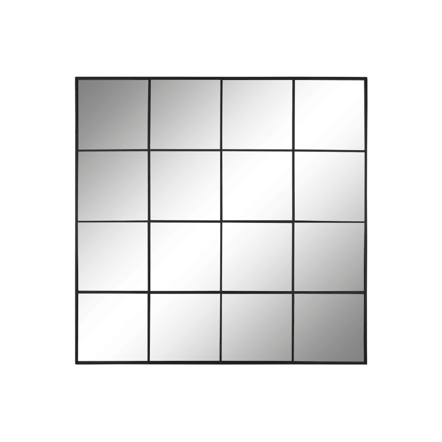 Espejo hierro 122X2X122 negro