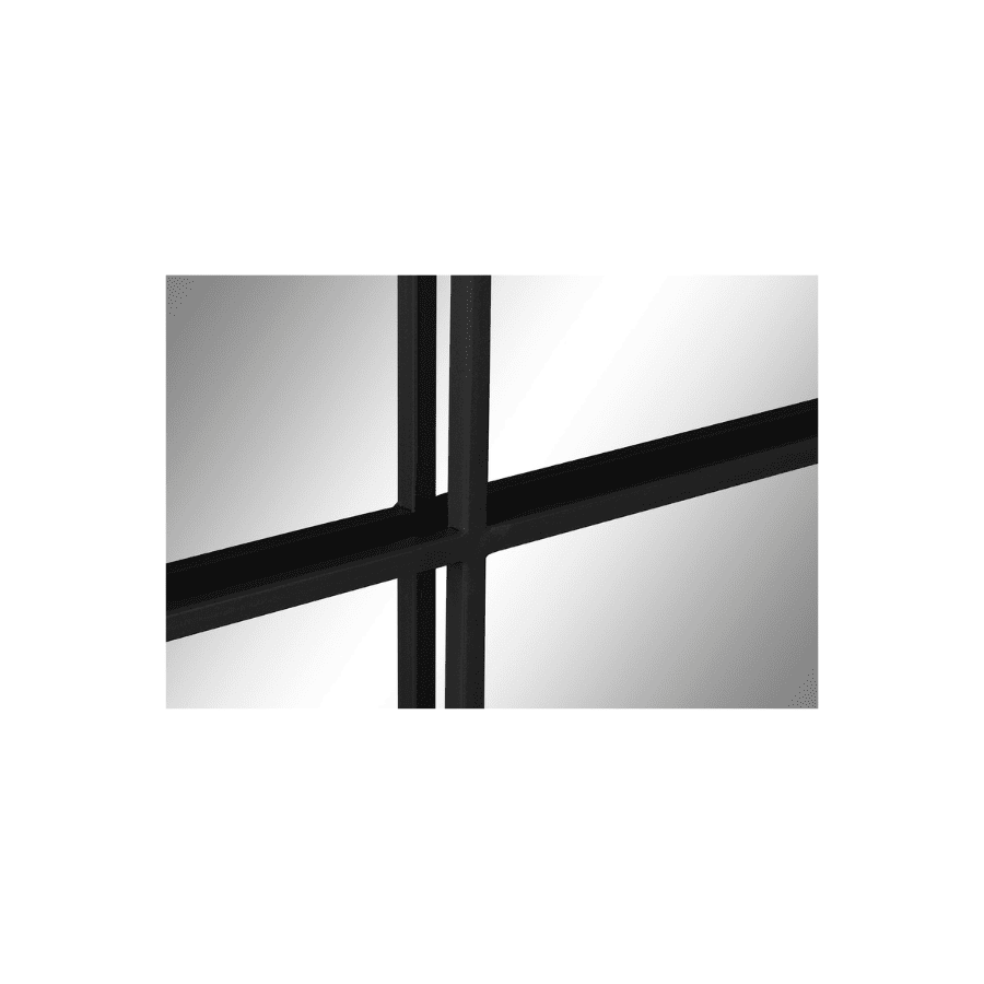 Espejo hierro 122X2X122 negro