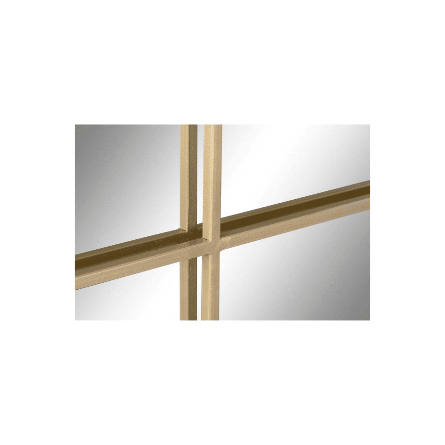 Espejo hierro 122X2X122 dorado