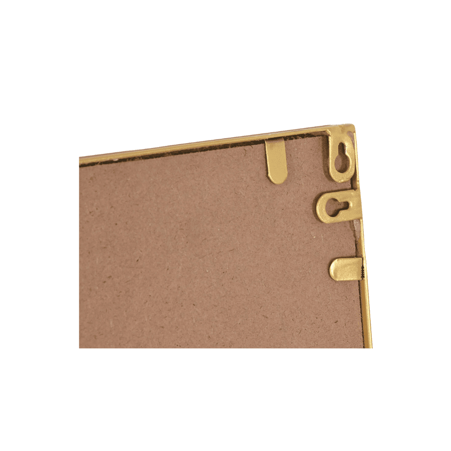Espejo hierro 122X2X122 dorado