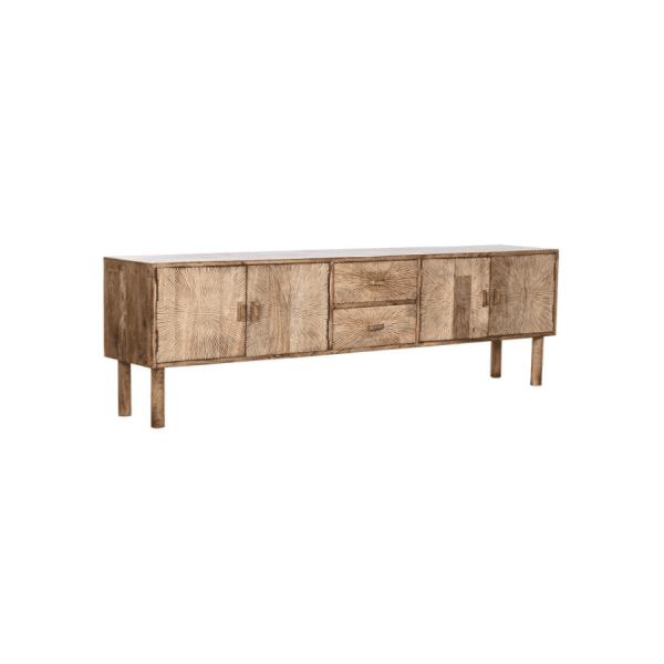 Mueble étnico natural para salón o comedor