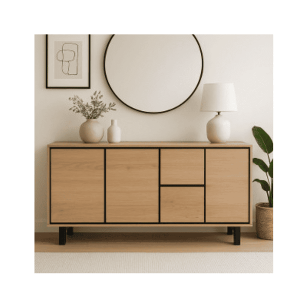 Aparador Buffet Metal MDF