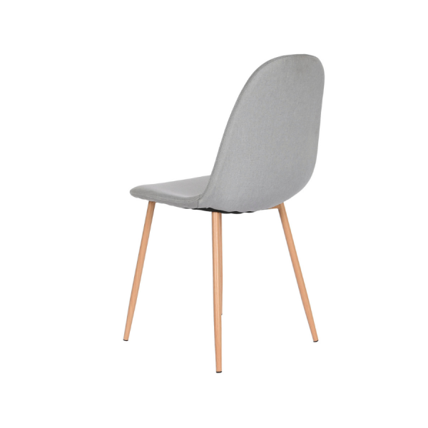 SILLA POLIESTER HIERRO 44X51,5X90,5 SIMIL MADERA