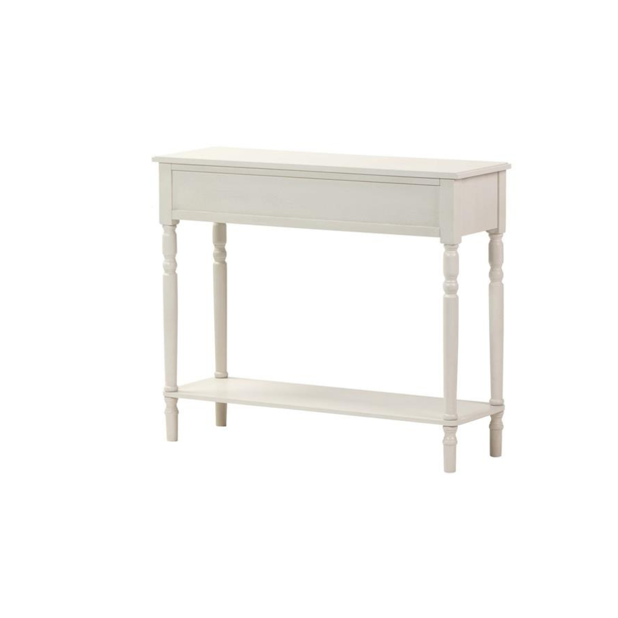 Consola de pino blanco