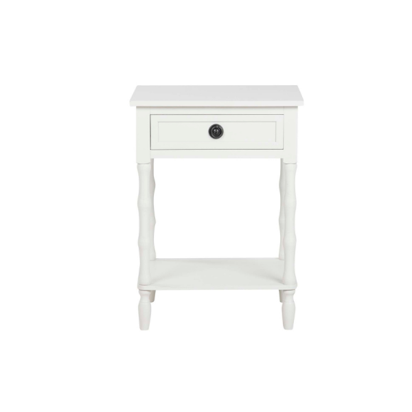 MESITA MDF PINO BEIGE 48x40x66 CM Aporta un toque clásico y delicado a tu hogar con esta elegante mesita auxiliar de MDF y pino en tono beige.