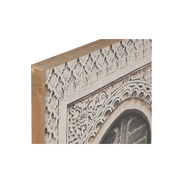 SET 2 Cuadros Puerta Árabe 60x3x80 cm – Lino y Madera de Abeto Evoca la belleza de la arquitectura árabe tradicional con estos cuadros decorativos que representan majestuosas puertas ornamentadas.