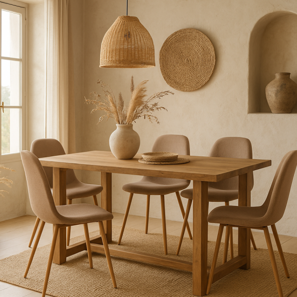 MESA COMEDOR ACACIA 175X90X77 NATURAL