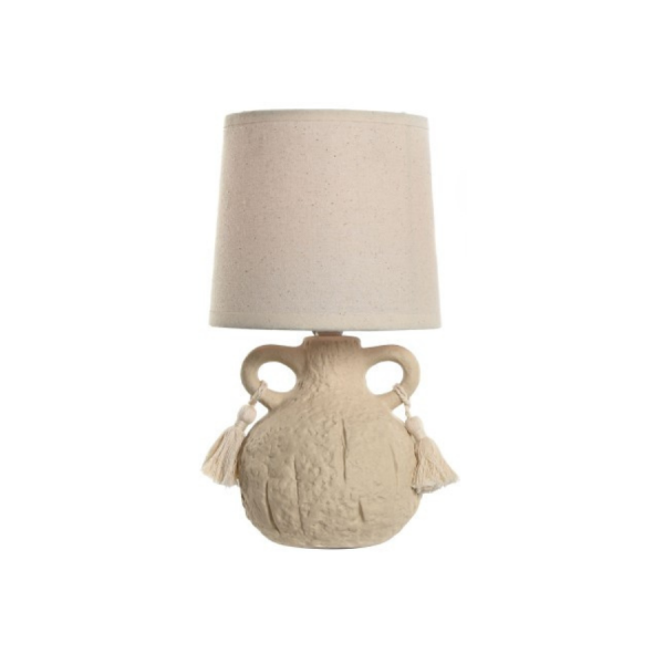 Lámpara sobremesa cerámica/beige