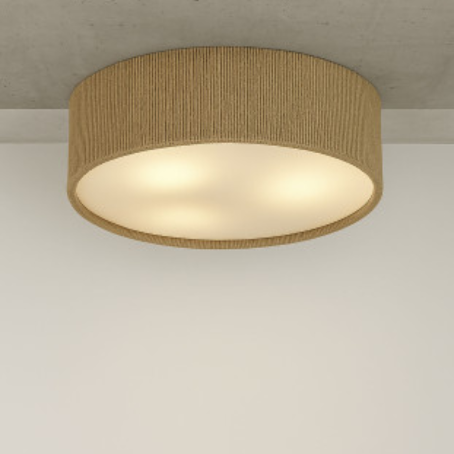 Lámpara de techo cuerda 62 cm opción plafón