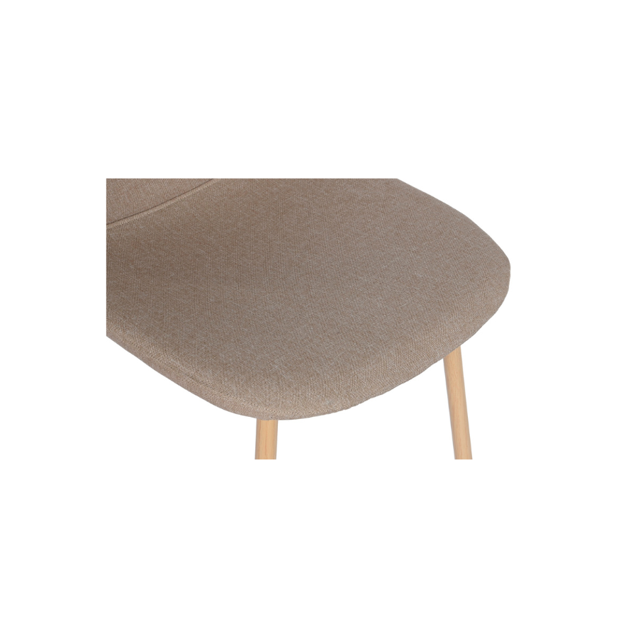 Pack 4 sillas comedor beige