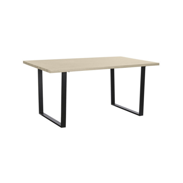MESA COMEDOR MDF HIERRO 160X90X75 4CM.