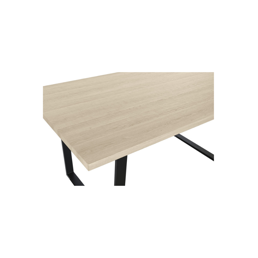 Mesa 160 X 90 CM roble/negro