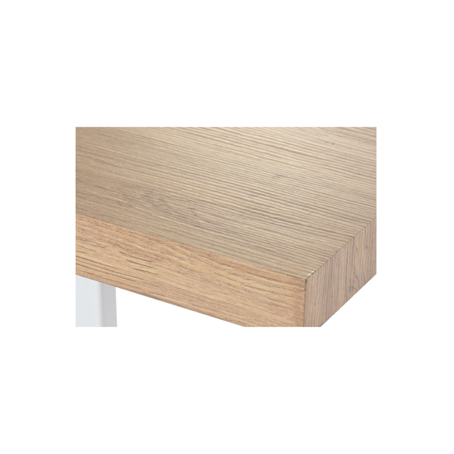 Mesa 160 X 90 CM roble/blanco