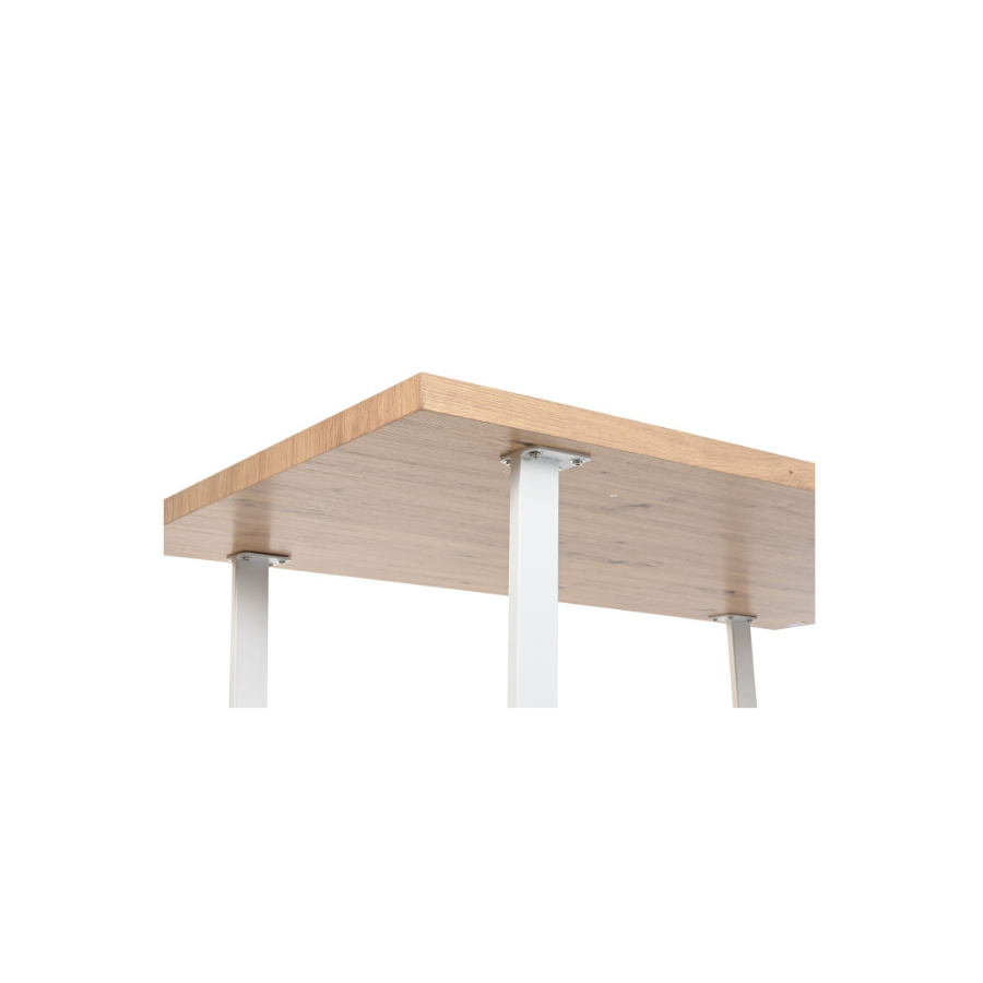 Mesa 160 X 90 CM roble/blanco
