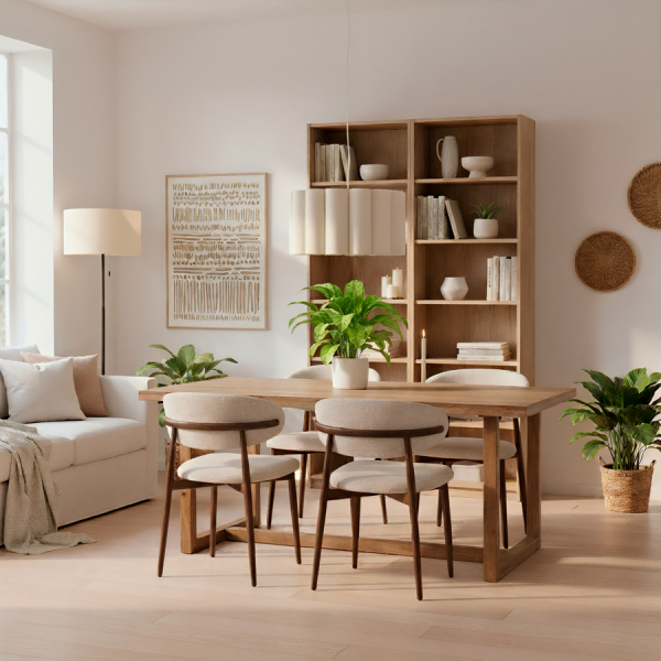Pack 2 sillas comedor crudo en salón de tienda la casa de carmen en sevilla