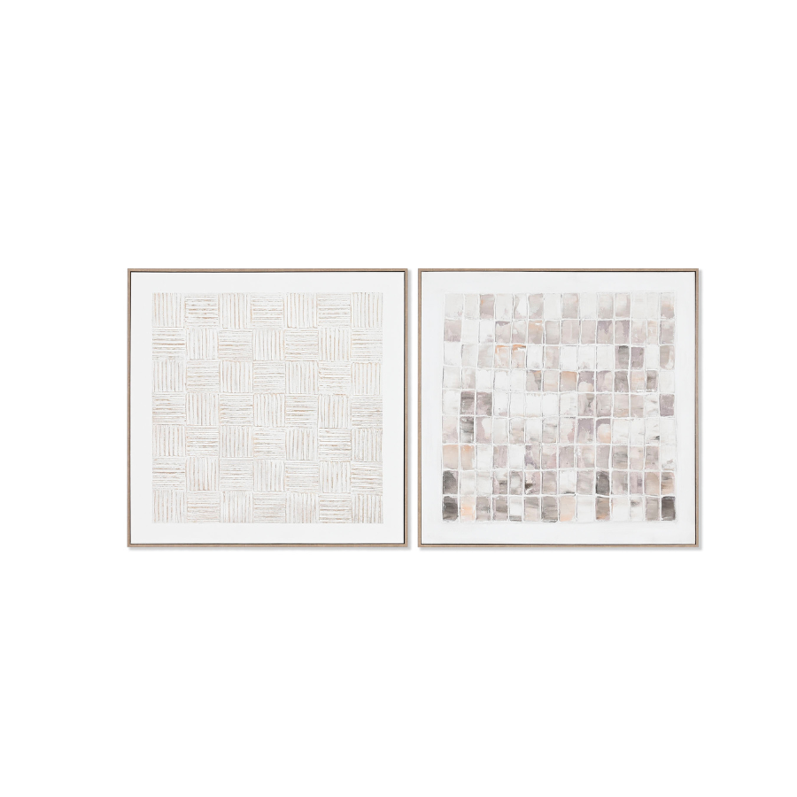 Cuadro Lienzo Abstracto Mosaico B