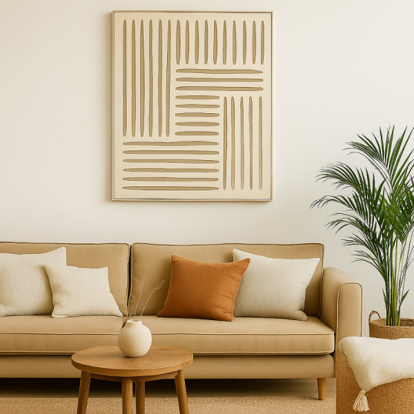 Cuadros lienzo poliéster 3D 60x3x60 cm – Decoración de pared moderna