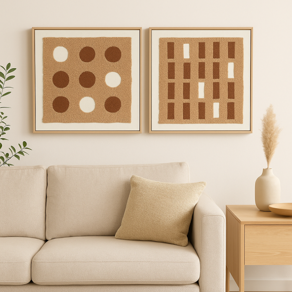 Cuadros lienzo poliéster 3D 60x3x60 cm – Decoración de pared moderna