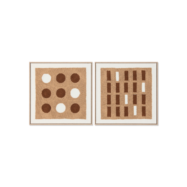 Cuadros lienzo poliéster 3D 60x3x60 cm – Decoración de pared moderna