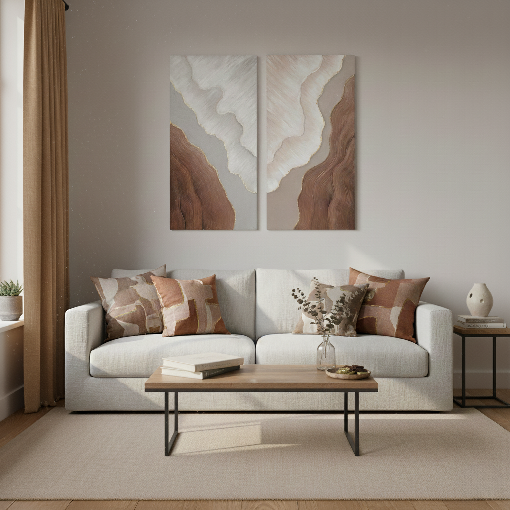 Set 2 Cuadros Tierra