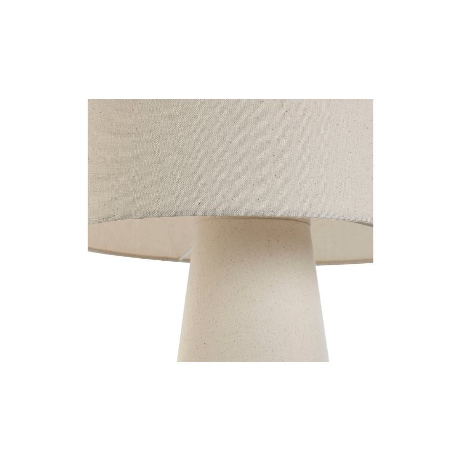 Lámpara de Sobremesa Poliéster Crudo