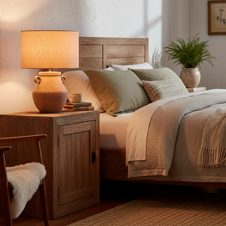 Lámpara de Gres Lino