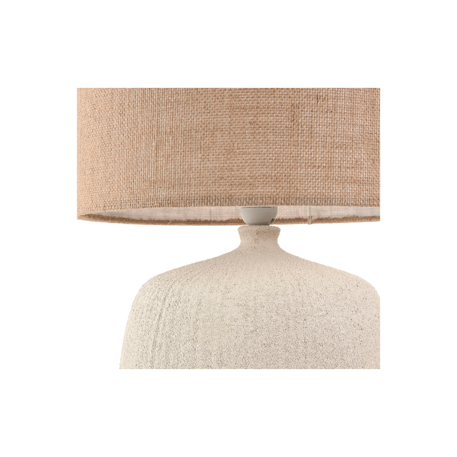 Lámpara de Gres y Yute
