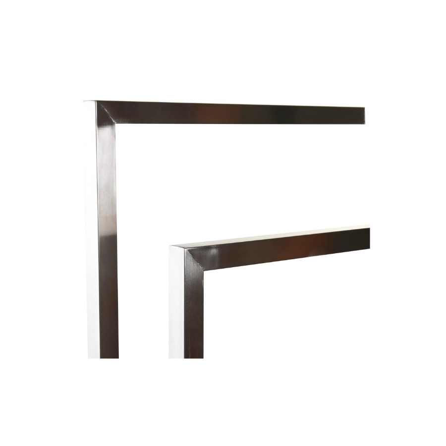 Toallero Bambú e Inox. Plateado