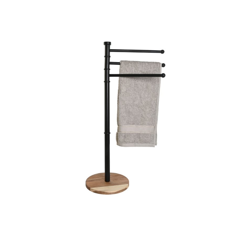 Toallero Acacia Inox Negro