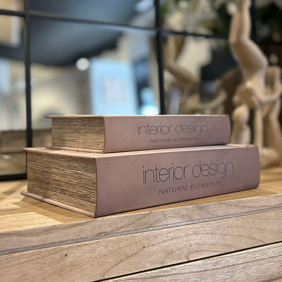 Caja libros set 2 “Interiorismo”