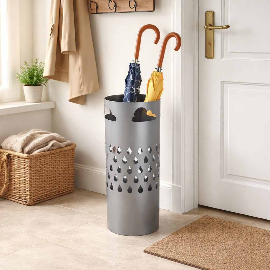 Paragüero Metal Nube gris