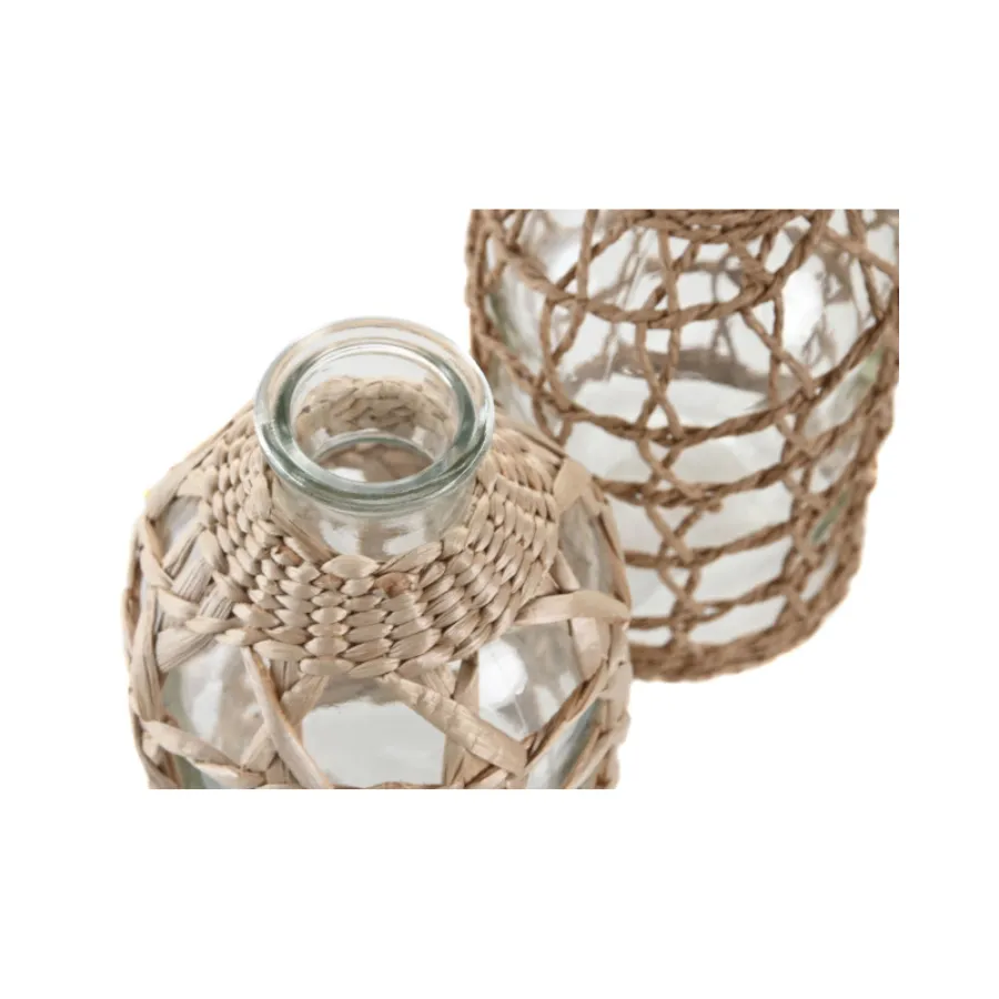 Jarrón Cristal Fibra 1 L.