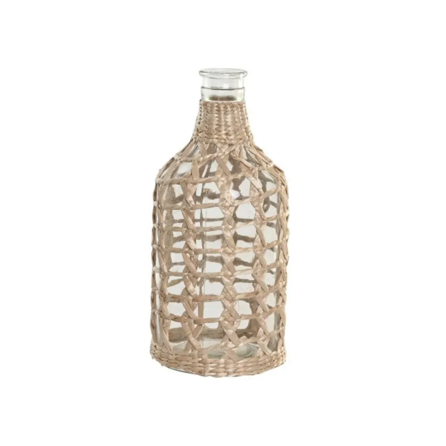 Jarrón Cristal Mimbre