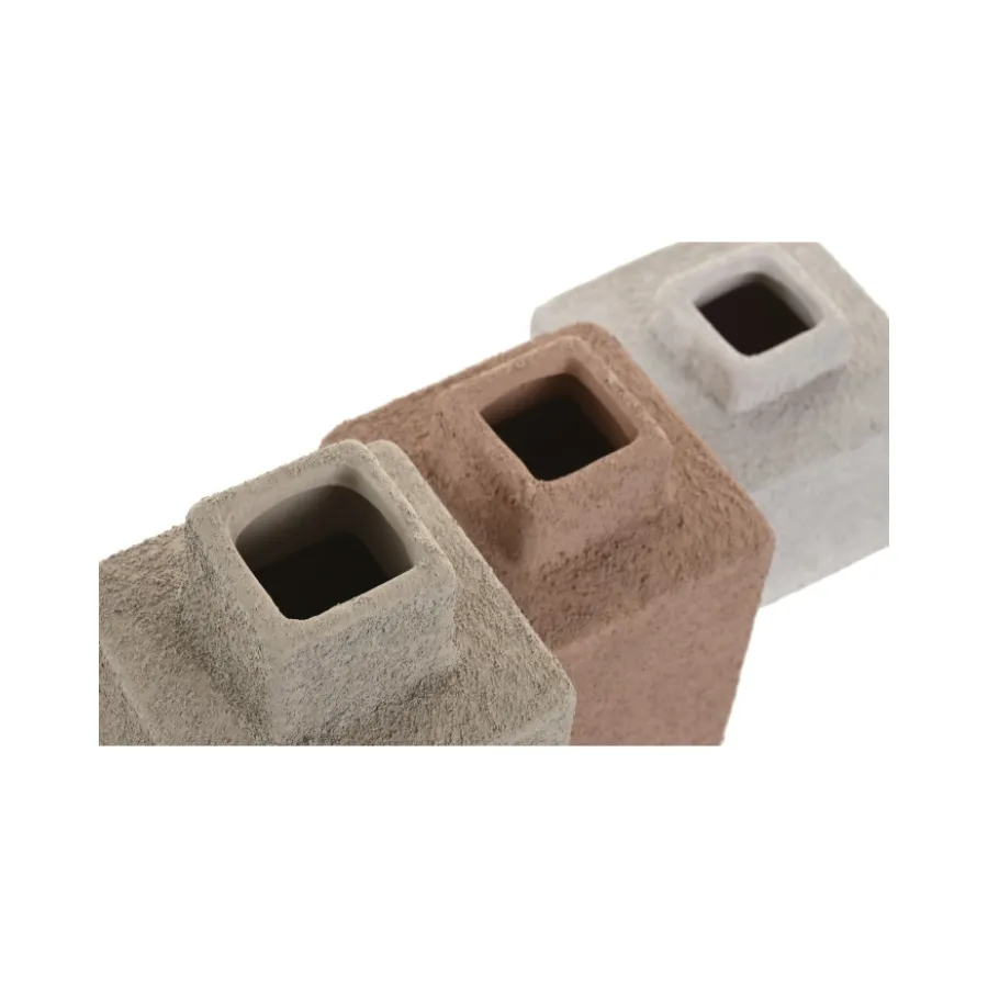 Jarrones Gres Multicolor Set 3