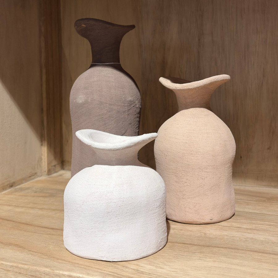 Jarrones Gres Set 3