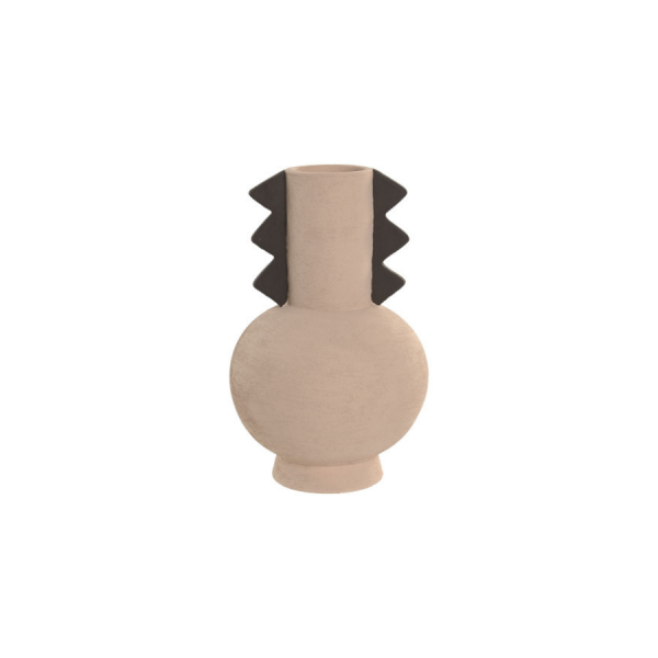 Jarrones Gres Rugoso Marrón