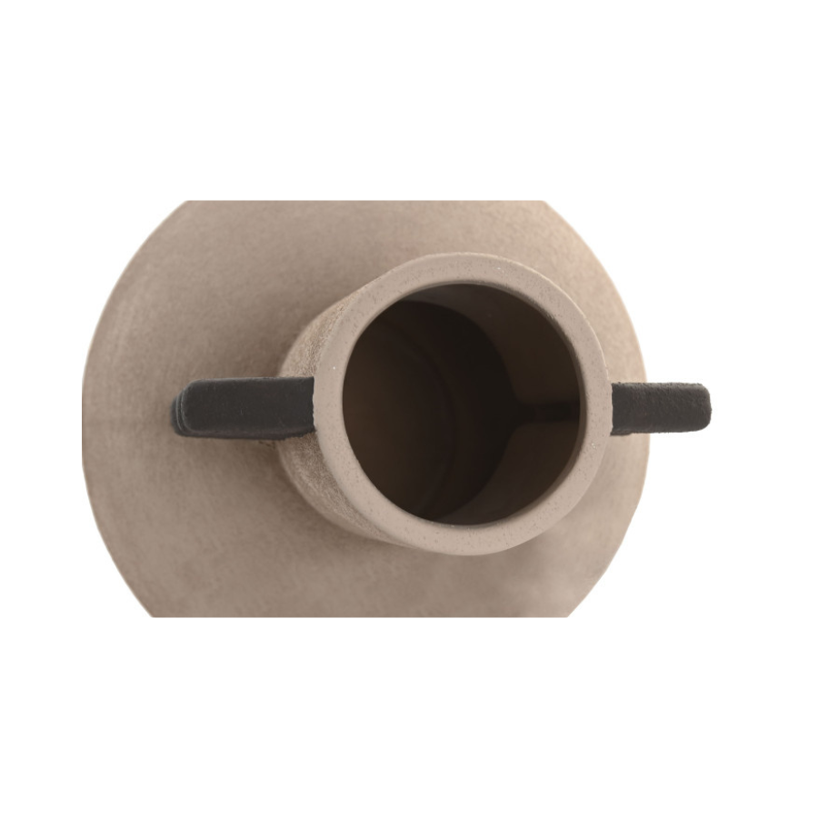 Jarrones Gres Rugoso Marrón