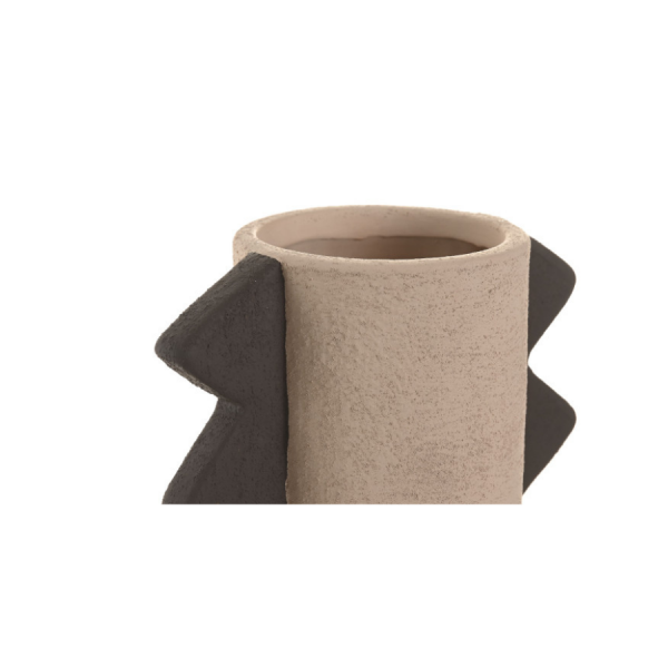 Jarrones Gres Rugoso Marrón