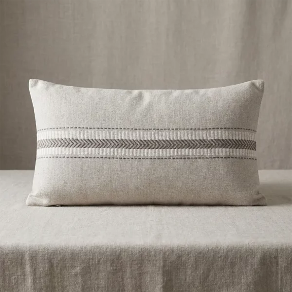 Cojín de Poliéster Beige 50×30 cm · 380 g