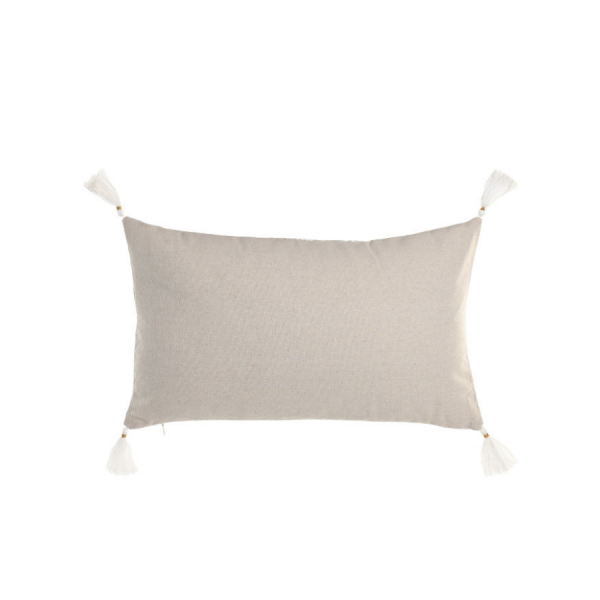 Cojín de Algodón Palmeras Natural 50 × 30 cm