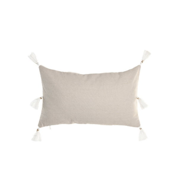 Cojín de Algodón Crudo 30×50 cm