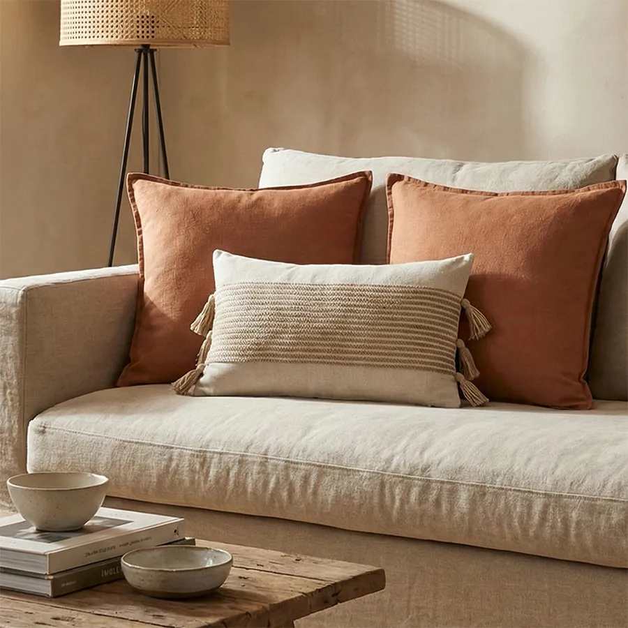 Cojín Algodón Yute 50 x 30