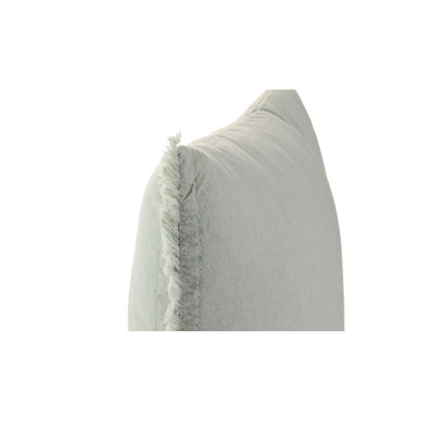 Cojín de Algodón Verde Menta 45×45 cm