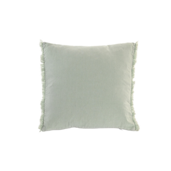 Cojín Algodón Verde Menta 45×45